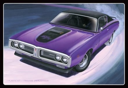 AMT Modelbouwpakket Auto - 1442 1971 Dodge Hemi Charger R/T - Amerikaanse Auto Plastic - 1:25 - Modelbouw