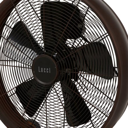 Beacon Lighting Beacon tafelventilator Breeze brons/walnoot, Ø 41 cm, stil