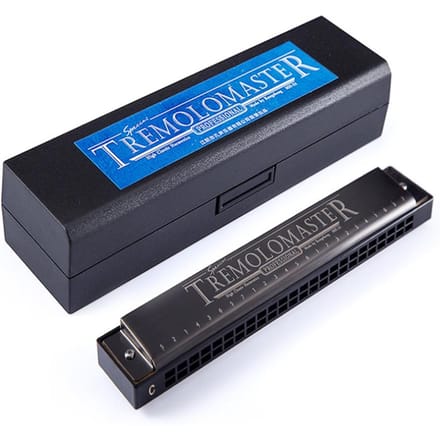 24 Gaten Tremolo Mondharmonica Stijlvol C Toon Zwart Mondorgel Harp voor zwart