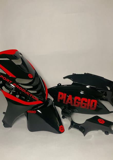 Piaggio Zip Stickerset - Piaggio - Rood