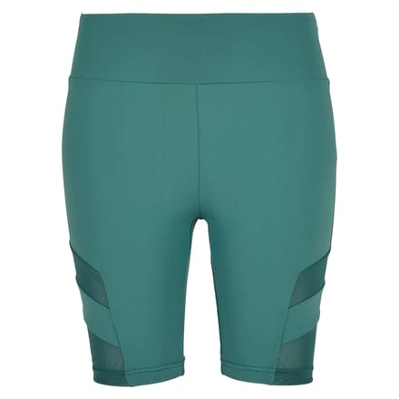 Urban Classics - High Waist Tech Mesh Korte cycle broek - 3XL - Groen