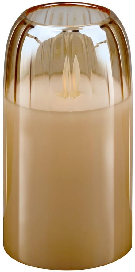 LED kaars ⌀7,5x15 bruin bewege