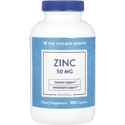 The Vitamin Shoppe, Zink, 50 mg, 200 Capsules