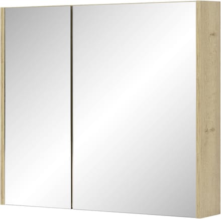 Saqu spiegelkast 80x14x70cm eiken marcato