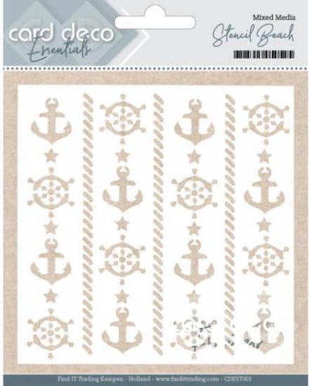 Card Deco Essentials - Mixed Media Stencil Strand