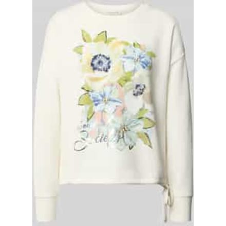 sweatshirt met tunnelkoord