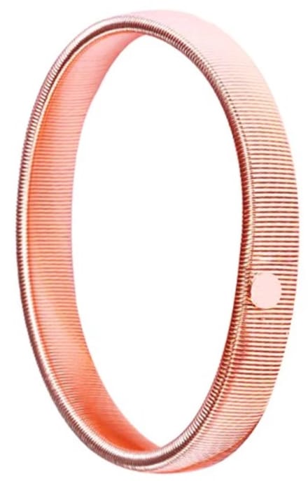 Go Go Gadget - Mouwophouders - Sleeve Holders - 17cm - Metaal - Elastisch - Set van 2 stuks (1 paar) - Rose Goud