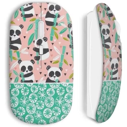 Souris sans fil Panda cartoon