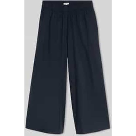 Wide leg culotte van katoenmix