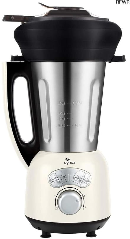 RFWR® Verwarmingsblender 1,5L met Stoommand en Multifunctionele Mixfuncties