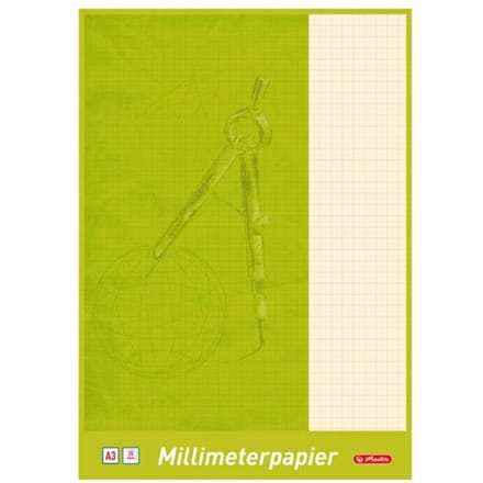 Herlitz 690305 schrijfblok & schrift A3 20 vel Meerkleurig