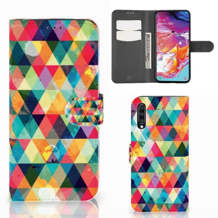 Samsung Galaxy A70 Telefoon Hoesje Geruit