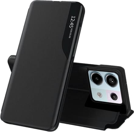 Hoesje geschikt voor Xiaomi Redmi Note 13 Pro 5G / Xiaomi Poco X6 - Techsuit eFold Book Case - Zwart