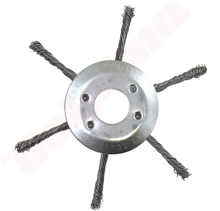 Onkruidborstel metaal SPIDER L6 150mm 6'' 25,4mm