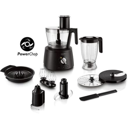 Philips Avance Collection foodprocessor HR7776/90 1300 W compact 3-in-1-configuratie kom van 3,4 l