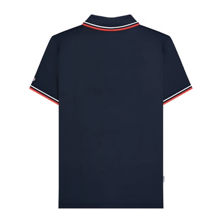 Lambretta Heren SS25 Twin Tip Poloshirt 4XL grijs/Vloot