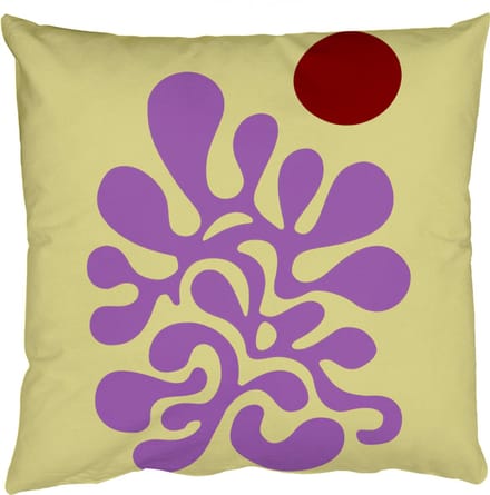 Sierkussens - Kussentjes Woonkamer - 60x60 cm - Koraal - Cirkel - Abstract - Geel