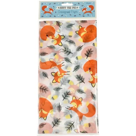 Keukenaccessoires vetvrij papier Rex London Rusty The Fox (x30)