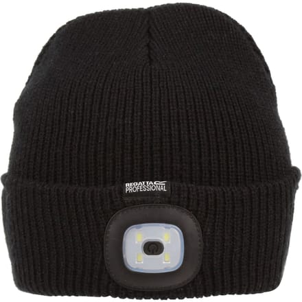 Regatta Volwassen uniseks Pro Spotlight Torch muts (Zwart)