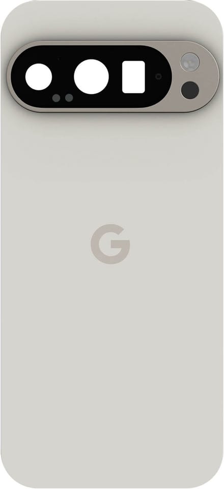 Google, Achterruit voor Google Pixel 9 Pro Original Service Pack, Wit