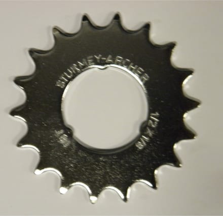 Sturmey Archer Tandwiel Opsteek 18t Plat Zilver