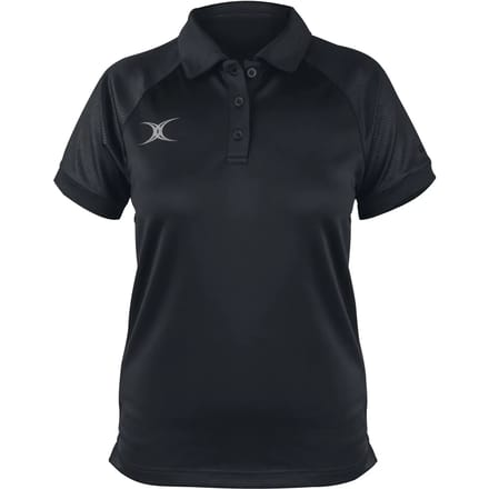 Gilbert Evo S/S Polo Shirt Wmn Zwart - W 16