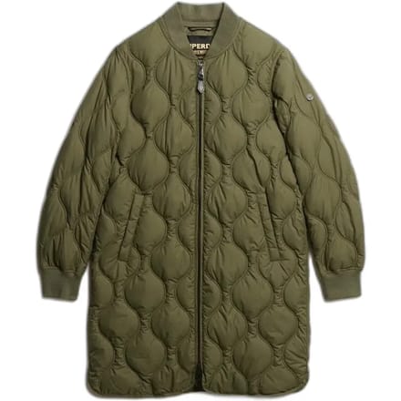 Superdry Long Quilted Liner Jas Dames