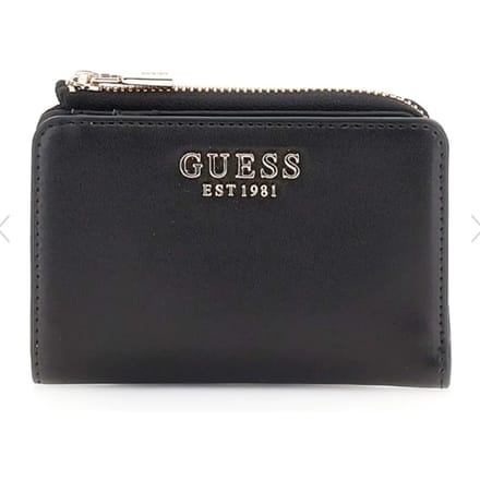 GUESS Portemonnee Laurel SLG Zip Around Wallet Black Zwart
