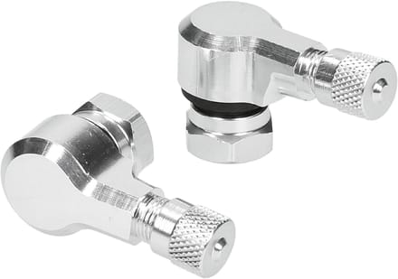 Mezoly ventielen set CNC haaks zilver