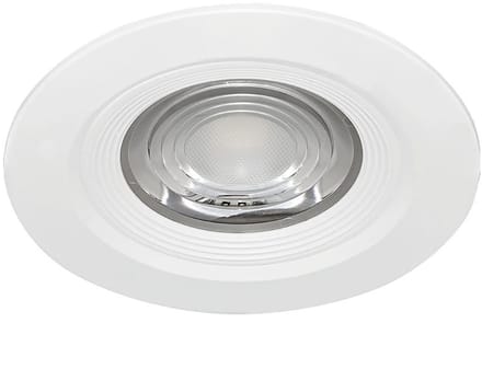 LED Inbouwspot - Brinton - 7W 630lm 38D - IP54 Waterdicht - 830 Warm Wit 3000K - Rond - Wit