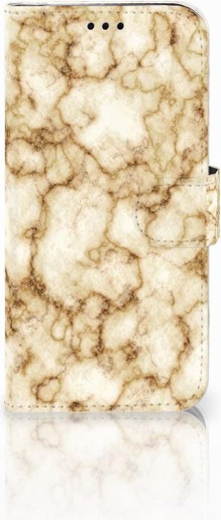 Samsung Galaxy J5 2017 Bookcase Marmer Goud