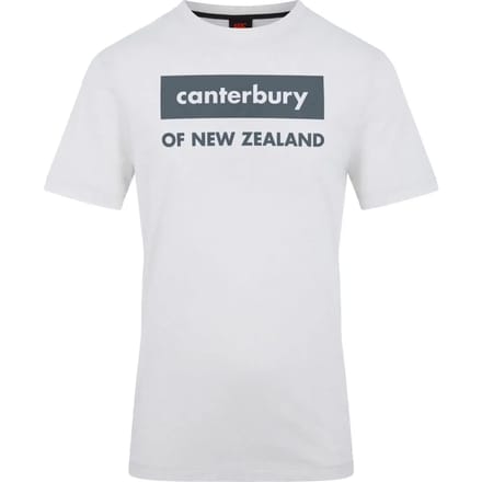 T-shirt logo van katoen Canterbury
