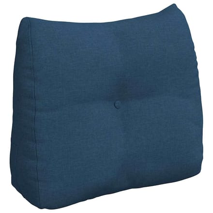 vidaXL - Rugkussen - Blauw - 60 - x - 24 - x - 50 - cm - Stof