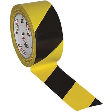 CROP Waarschuwingstape 50mm x 33 meter - Geel / Zwart