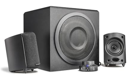 Draadloos 2.1 Luidsprekersysteem met Bluetooth voor TV, Tablet, Smartphone en PC - 65 Watt