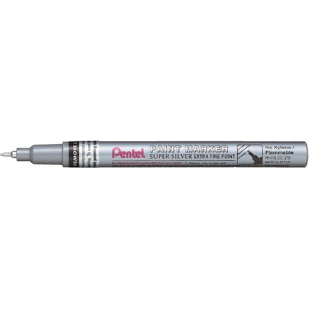 viltstift Pentel MFP10 rond 0.7mm zilver