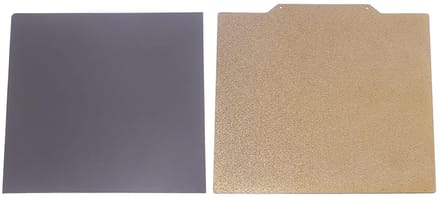 Dubbelzijdig Textured PEI Blad 355mm x 355mm met Flexibele Stalen Constructie voor 3D Printen van PLA, ABS, PETG en TPU
