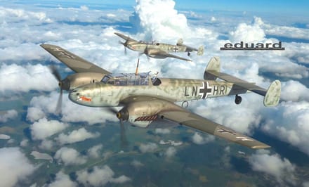 Eduard Modelbouwpakket Vliegtuigen - 8409 Messerschmitt Bf 110D - Weekend Editie - Propellervliegtuig Plastic - 1:48 - Modelbouw