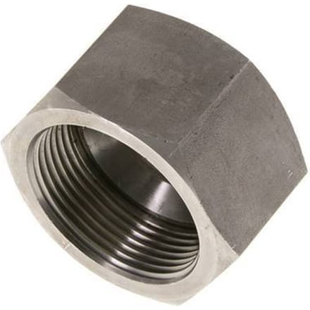 JIC Eindkap UN 1-5/8''-12 RVS 140bar (1967.0psi)