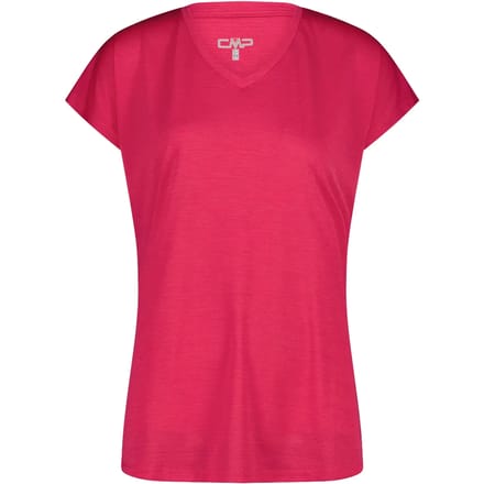 T-shirt met wijde kraag in jersey dames CMP