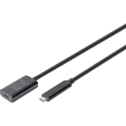 Digitus DA-73112 USB-kabel USB 3.2 Gen2, USB 3.2 Gen2, USB 3.2 Gen1, USB 3.2 Gen1, USB 3.1 Gen2, USB 3.1 Gen1, USB 3.0 USB-C, USB-C bus, USB-C stekker 5.00 m