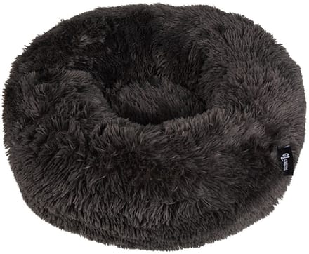 District 70 FUZZ Donut Hondenmand - Donker Grijs - Medium Ø 60 cm