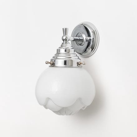 Wandlamp Paeonia Royal Chroom - Art Deco Trade