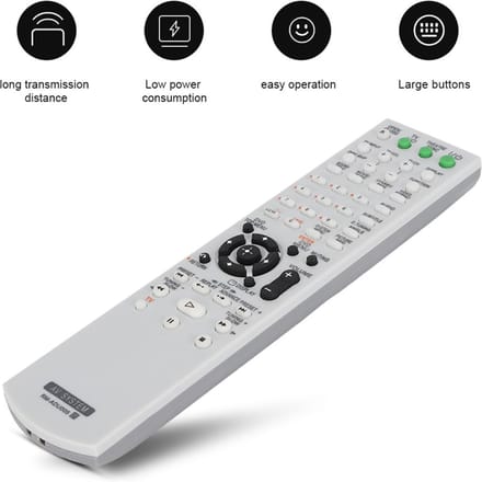 Multifunctionele Slimme DVD AV Systeem Afstandsbediening voor RM‑ADU005 HCD‑HDX466 DAV DZ230 gray
