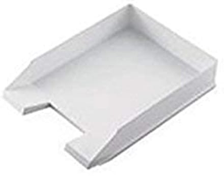 C4 Brievenbak 255x348x65 mm - 5 Stuks, Stapelbaar, Wit Kunststof