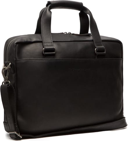 Chesterfield Manhatten Waxed Pull Up Businesstas - Zwart