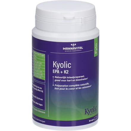 Mannavital Kyolic EPA & K2 80 Capsules