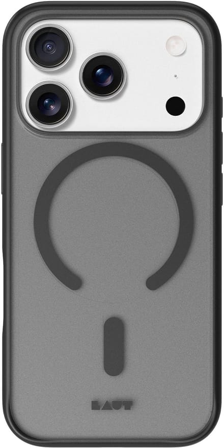 LAUT HUEX PROTECT Hoesje, Mat, Soft-Touch Afwerking, MagSafe® Compatibel, IMPKT Cell® Valbescherming, iPhone 17 Pro Max, Black
