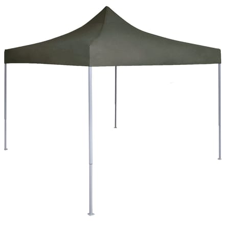vidaXL Partytent professioneel inklapbaar 2x2 m staal antraciet
