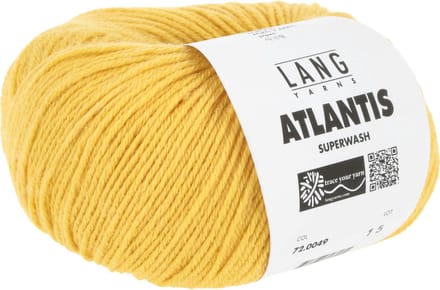 Lang Yarns Atlantis - 49 goudgeel - Wol/Acryl-Mix Garen